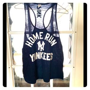 VS Pink Yankees tank